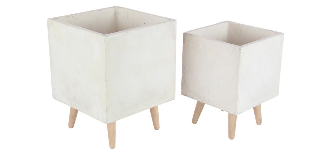 241327630 Ivy Collection Sayreville Planter Set of 2 sku 241327630