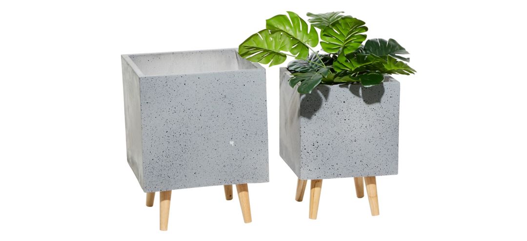 Ivy Collection Telangana Planter Set of 2