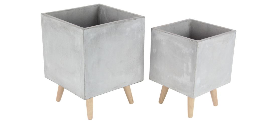 241327830 Ivy Collection Sayreville Planter Set of 2 sku 241327830