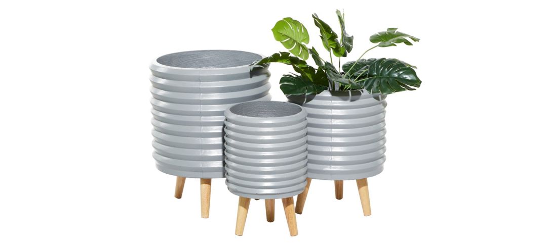 CosmoLiving Braunfels Planter Set of 3