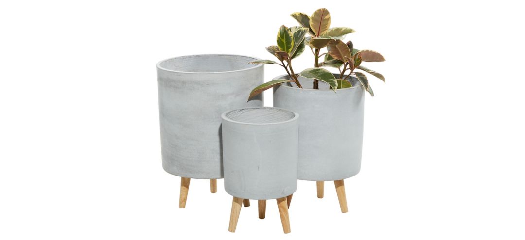 Ivy Collection Alphabittle Planter Set of 3