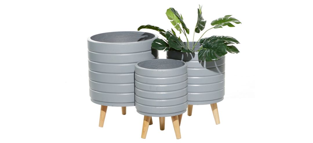 241328390 CosmoLiving Youme Planter Set of 3 sku 241328390