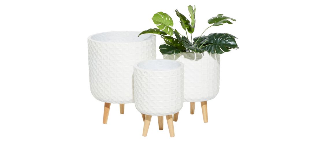 241328510 CosmoLiving Threaderella Planter - Set of 3 sku 241328510