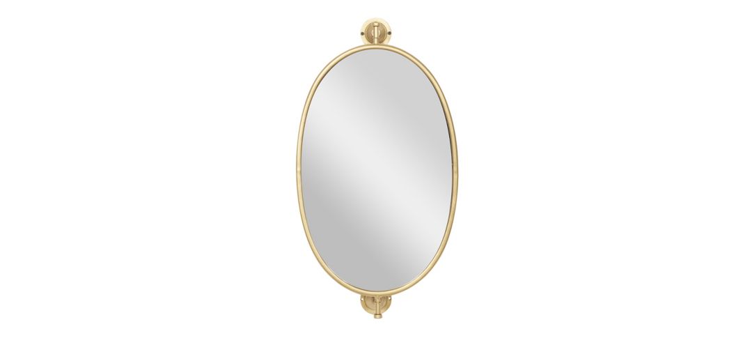 300143100 Ivy Collection Gold Wood Wall Mirror sku 300143100