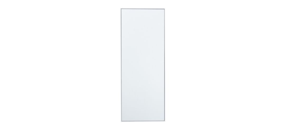 300143140 Ivy Collection White Wood Wall Mirror sku 300143140