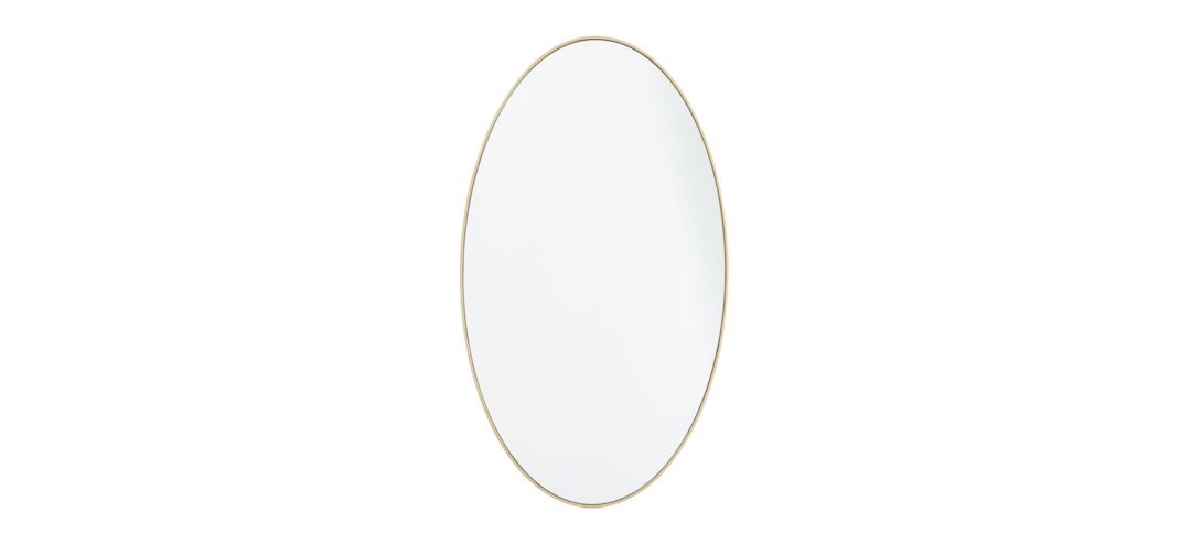 300143410 Ivy Collection Gold Wood Wall Mirror sku 300143410