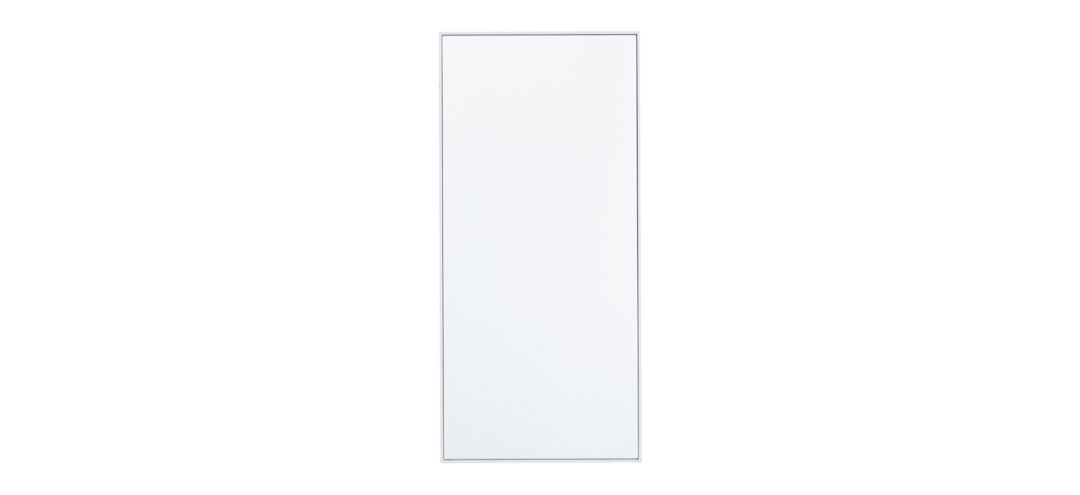 300144520 Ivy Collection White Wood Wall Mirror sku 300144520