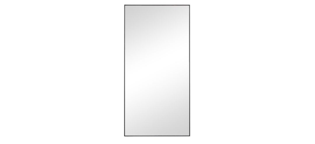 300145170 Ivy Collection Black Wood Wall Mirror sku 300145170