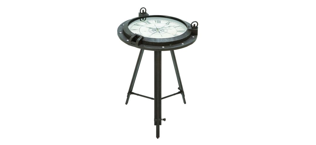 Ivy Collection Compass Accent Table