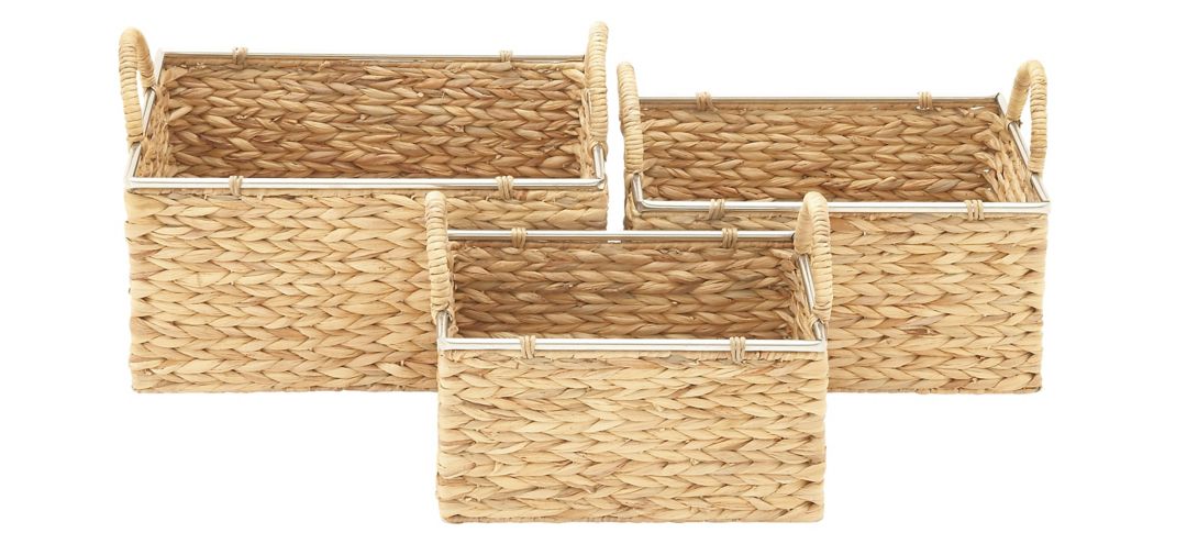 Ivy Collection Storage Baskets - Set of 3