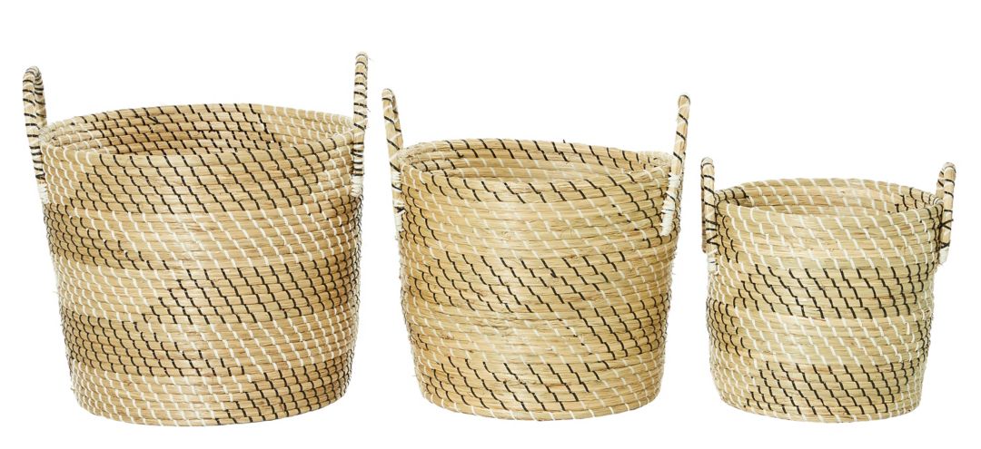 374109220 Ivy Collection Storage Baskets - Set of 3 sku 374109220