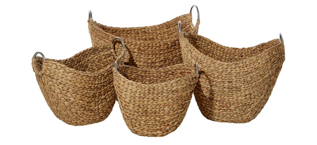 Ivy Collection Seagrass Storage Baskets - Set of 4