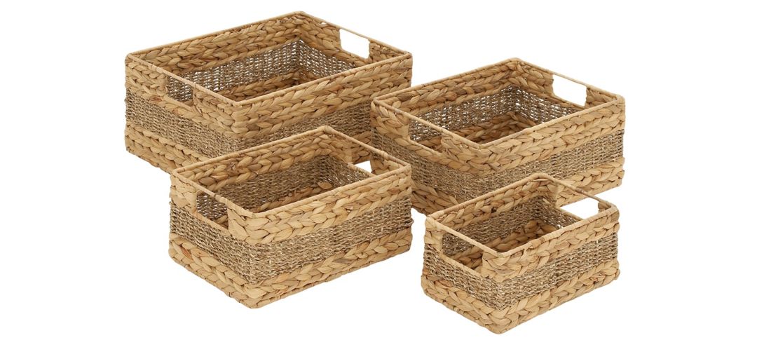 Ivy Collection Storage Baskets - Set of 4