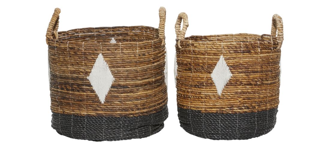 374110010 Ivy Collection Storage Baskets - Set of 2 sku 374110010