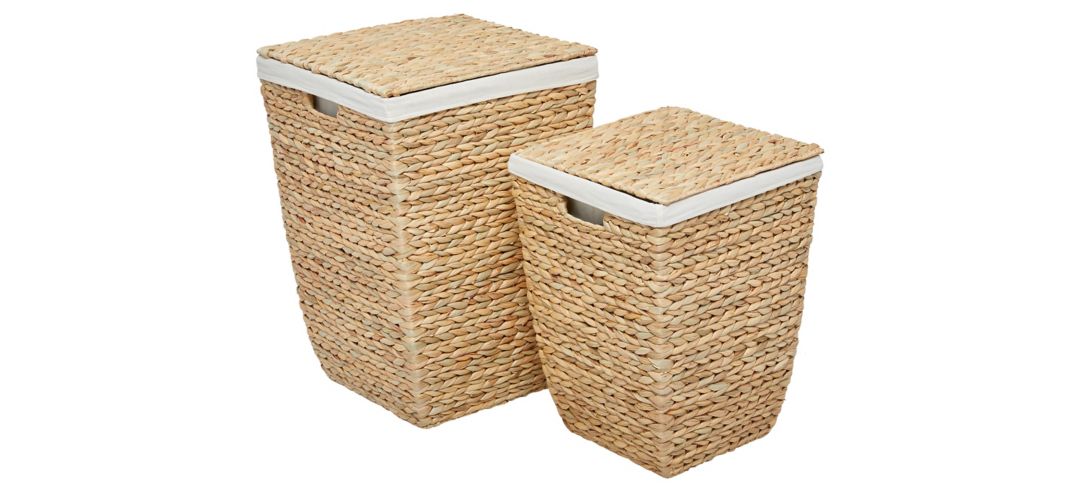 Ivy Collection Cumberland Storage Basket - Set of 2