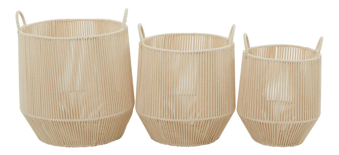 Ivy Collection Dooku Storage Baskets - Set of 3