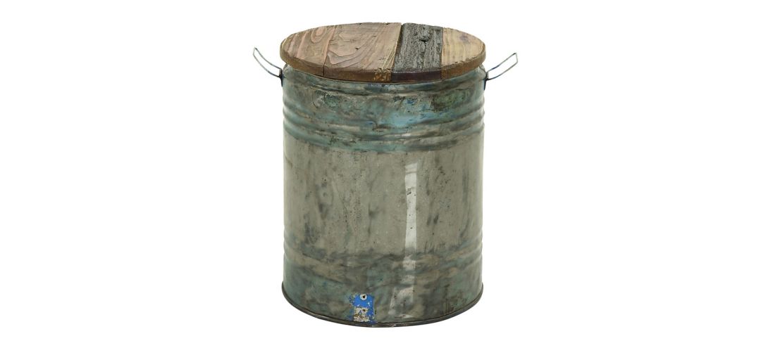 Ivy Collection Barrel Accent Table