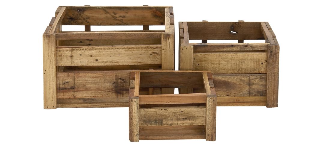 374135270 Ivy Collection Tesco Crate - Set of 3 sku 374135270
