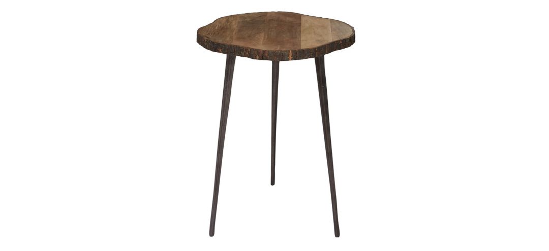 374141650 Ivy Collection Tree Bark Accent Table sku 374141650