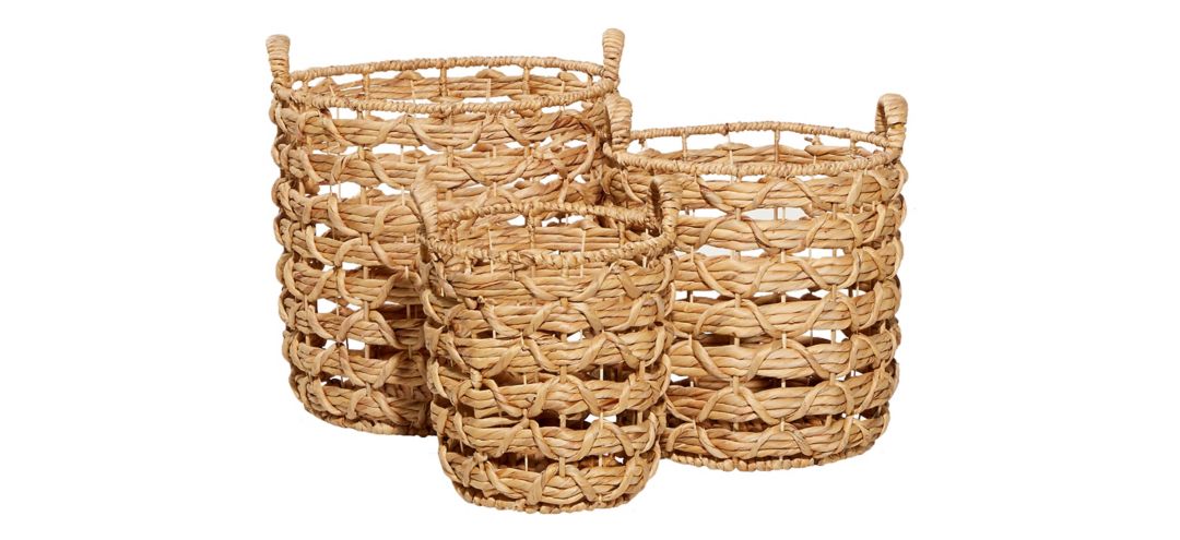 374145680 Ivy Collection Storage Basket - Set of 3 sku 374145680