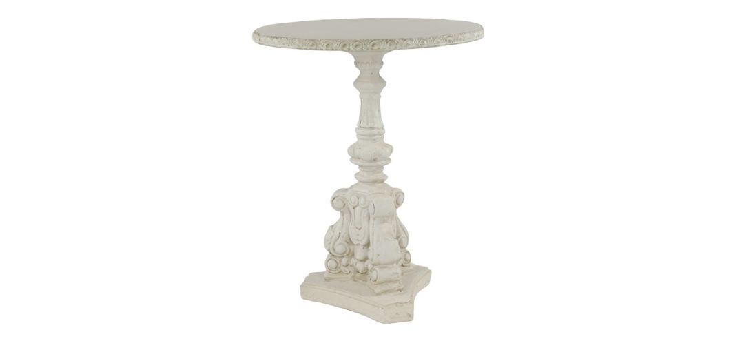 Ivy Collection Carved Accent Table