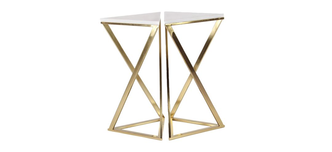 374200340 Ivy Collection Geometric Accent Table sku 374200340