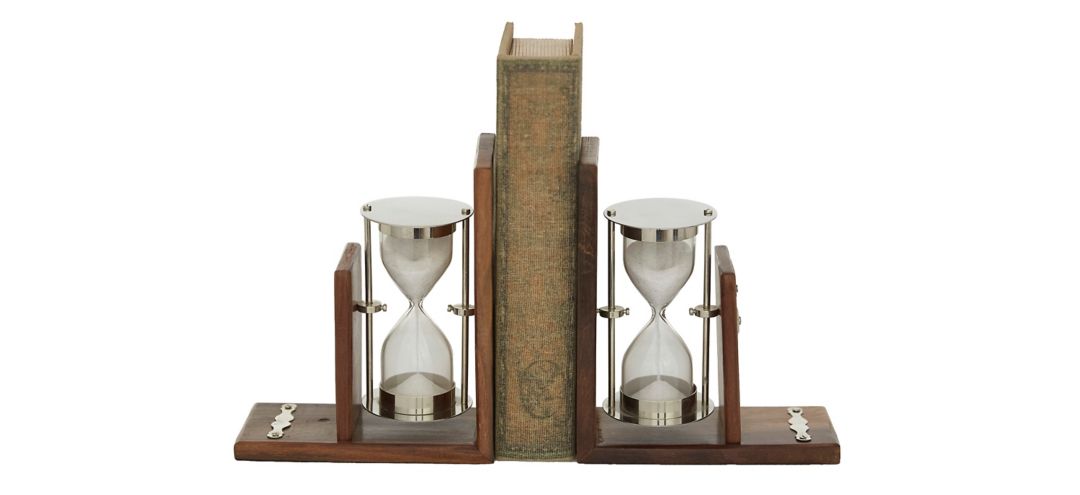 Ivy Collection Timer Bookends Set