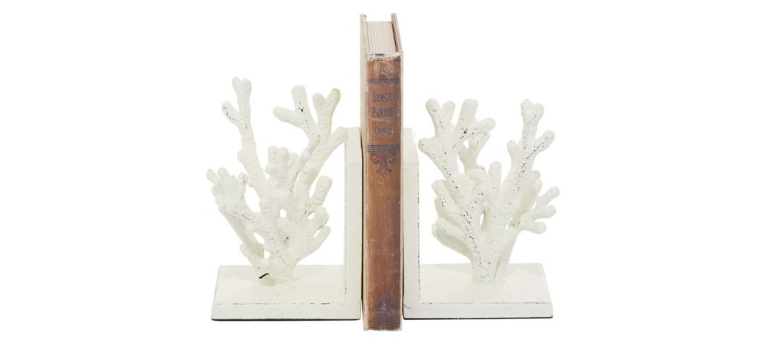 Ivy Collection Coral Bookends Set