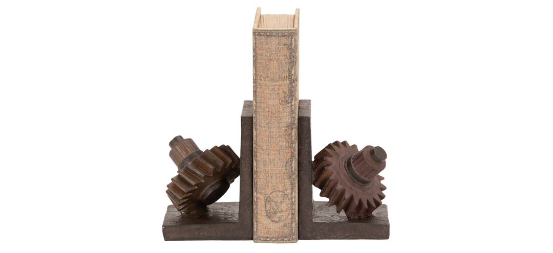 374223720 Ivy Collection Gear Bookends Set sku 374223720