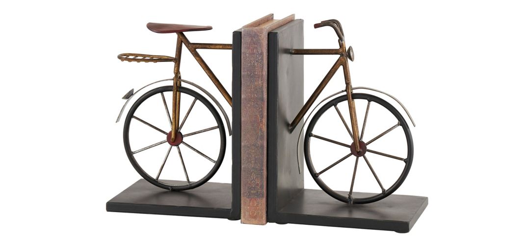 Ivy Collection Bicycle Bookends Set