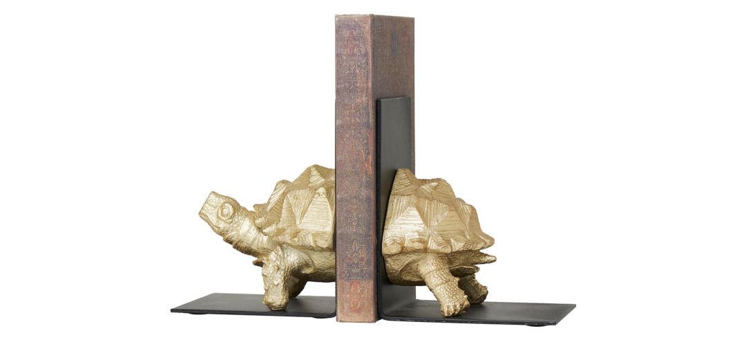 Ivy Collection Turtle Bookends Set