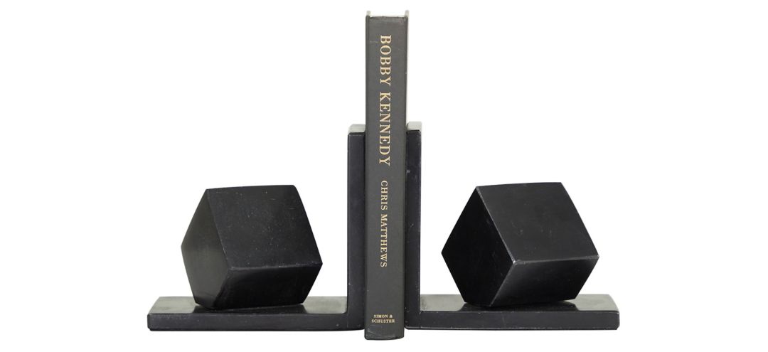 Ivy Collection Cube Orb Bookends Set