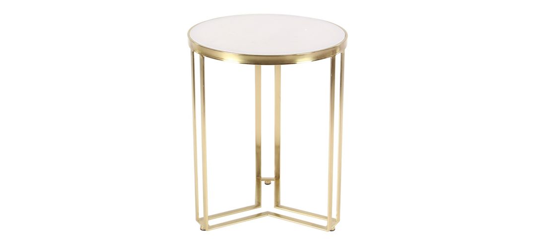 Ivy Collection Marble Accent Table