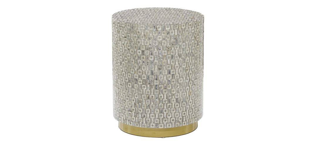 374250910 Ivy Collection Shell Accent Table sku 374250910