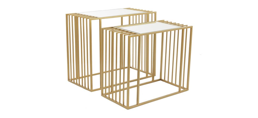 374251720 Ivy Collection Cage Accent Table -2pc. sku 374251720