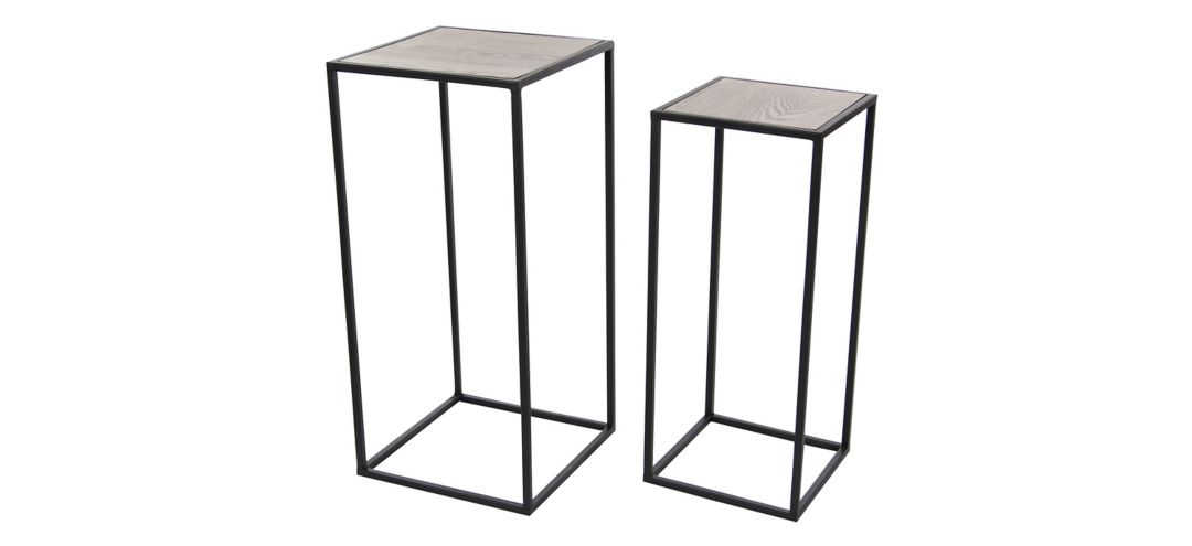 Ivy Collection Geometric Accent Table -2pc.