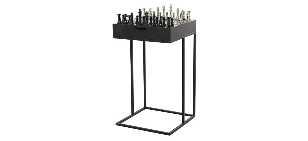 374265710 Ivy Collection Chess Accent Table sku 374265710