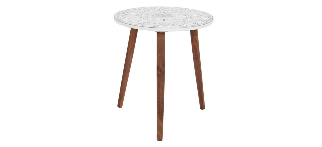 374283660 Ivy Collection Drum Accent Table sku 374283660