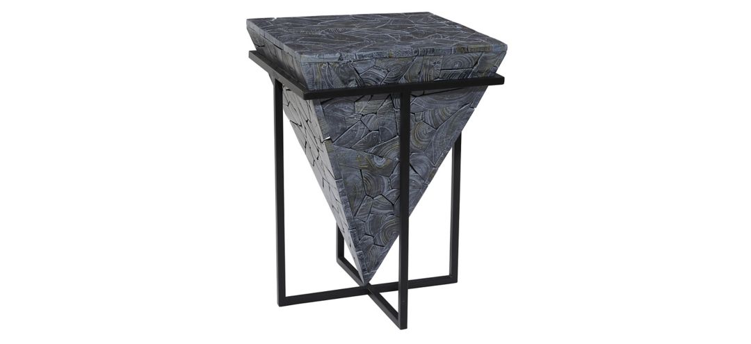 Ivy Collection Pyramid Accent Table