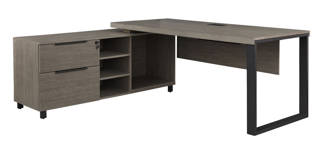 Stavanger Executive Desk with Left Side Cabinet