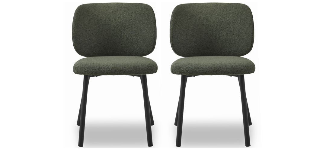 Swan Boucle Dining Chairs- Set of 2