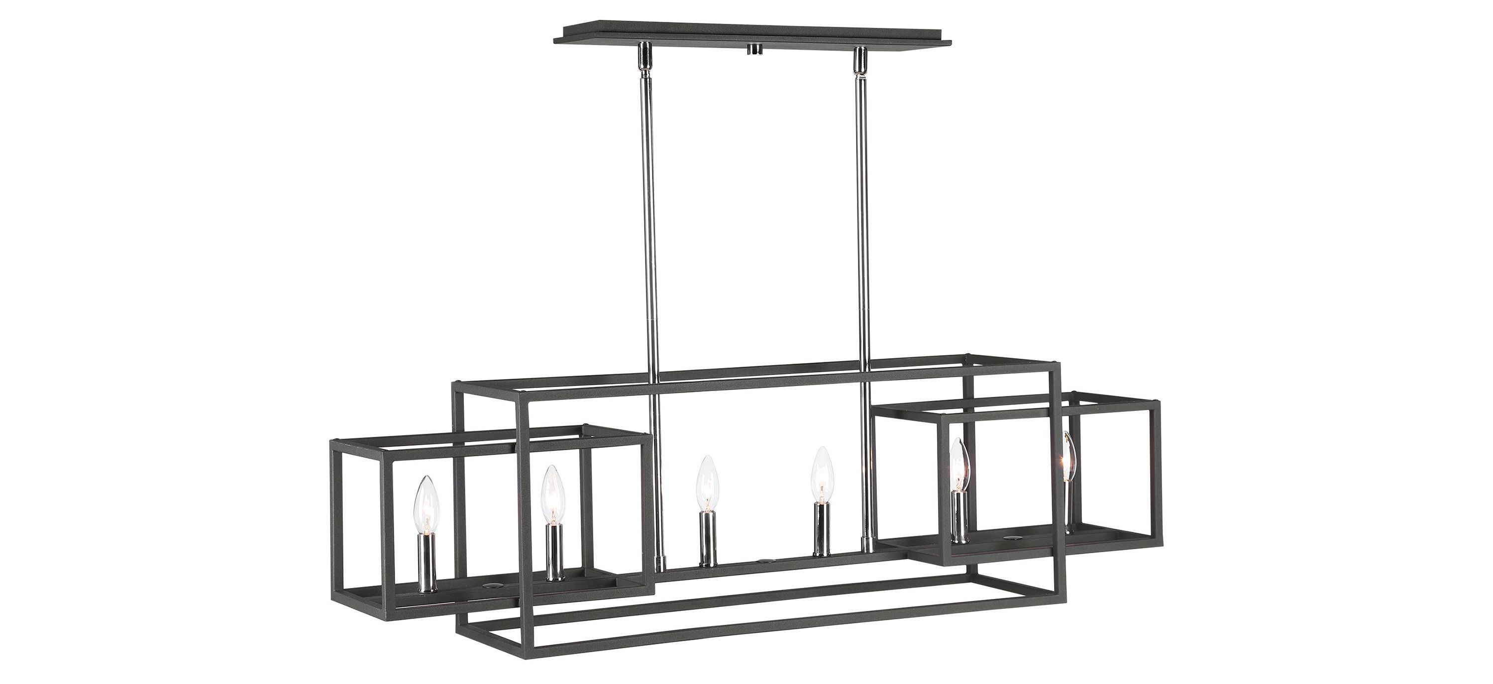 Quadrangle Rectangular Chandelier