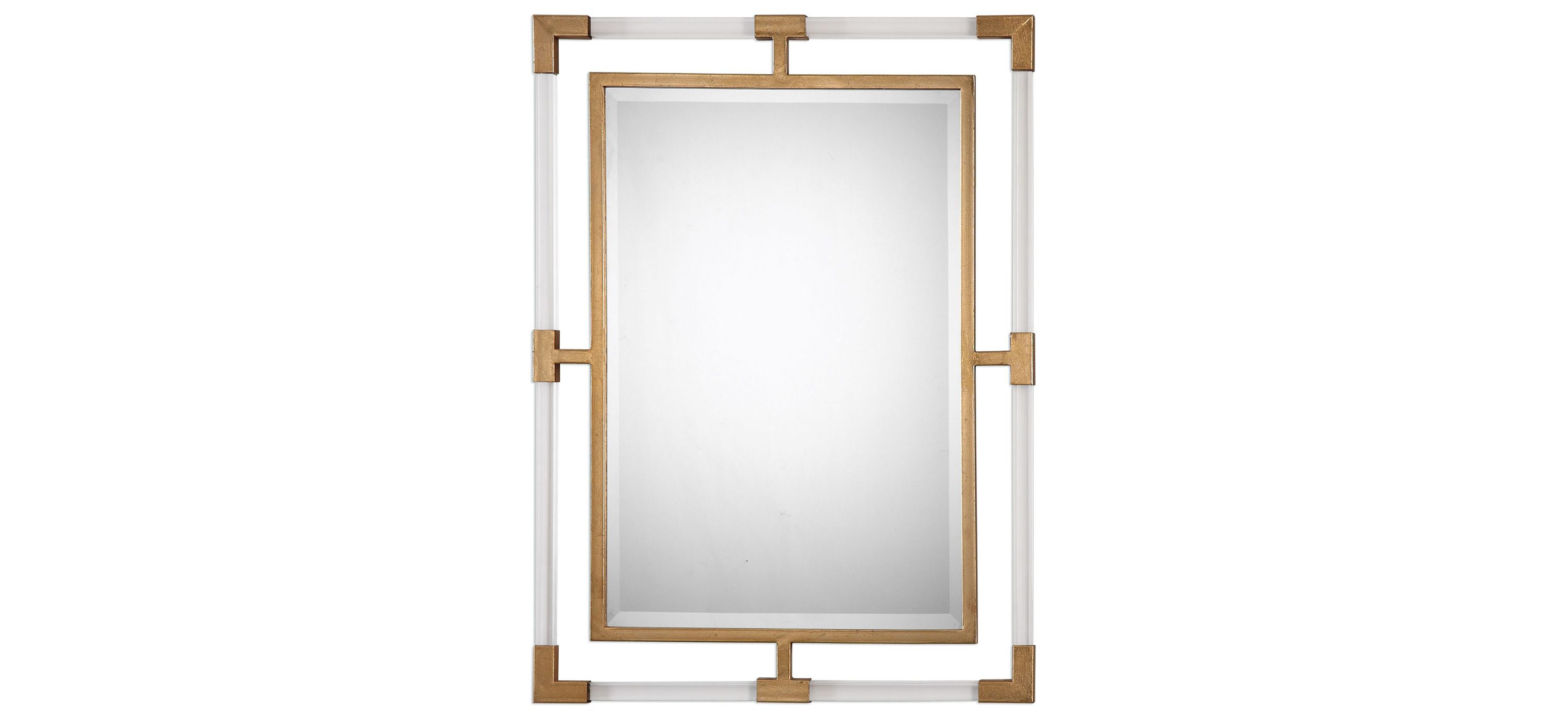 Balkan Modern Gold Wall Mirror