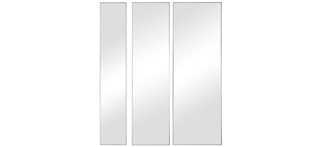 Rowling Gold Mirrors: Set of 3