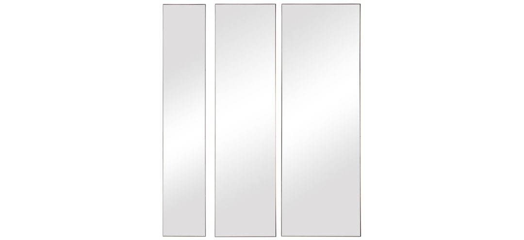 150256760 Rowling Gold Mirrors: Set of 3 sku 150256760