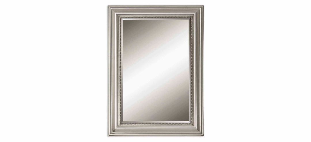 Stuart Silver Beaded Wall Mirror