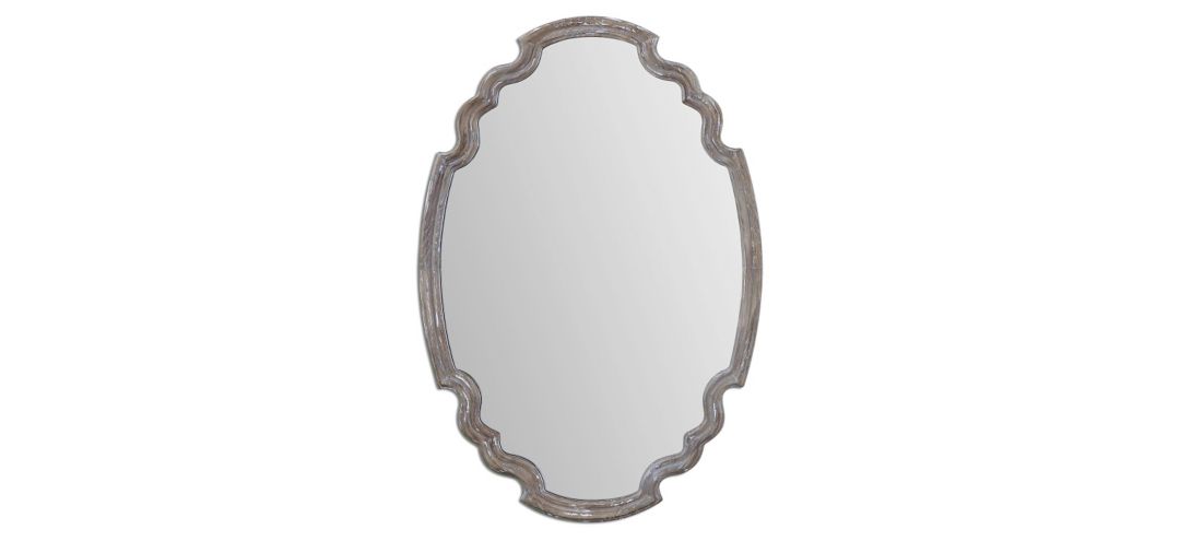 Ludovica Aged Wood Wall Mirror