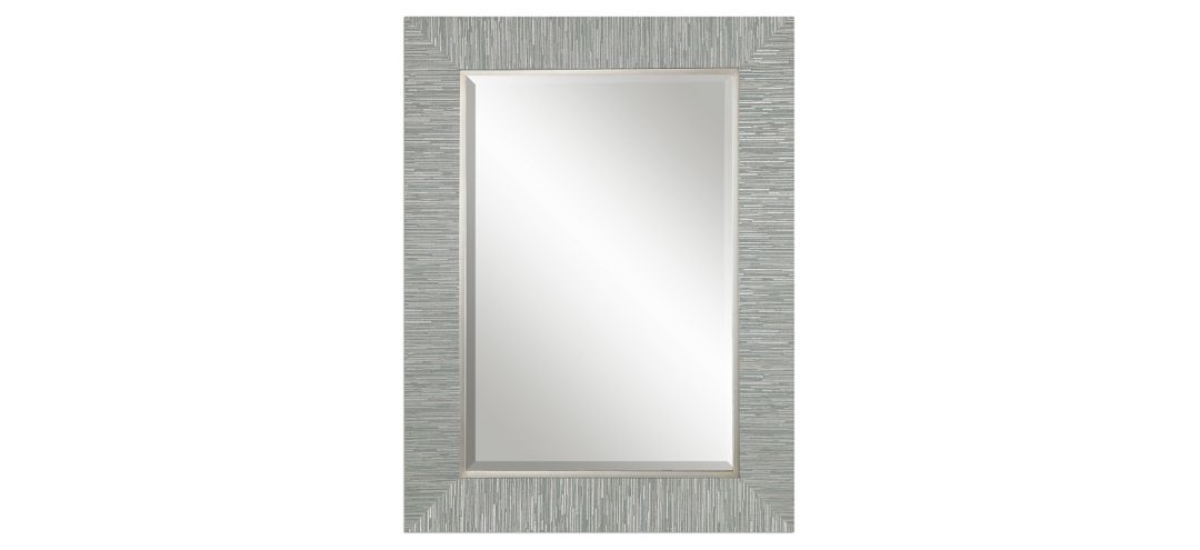 Belaya Gray Wood Wall Mirror