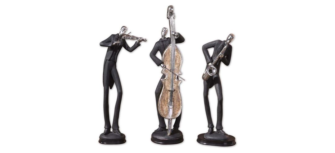 175047380 Musician Figurines: Set of 3 sku 175047380