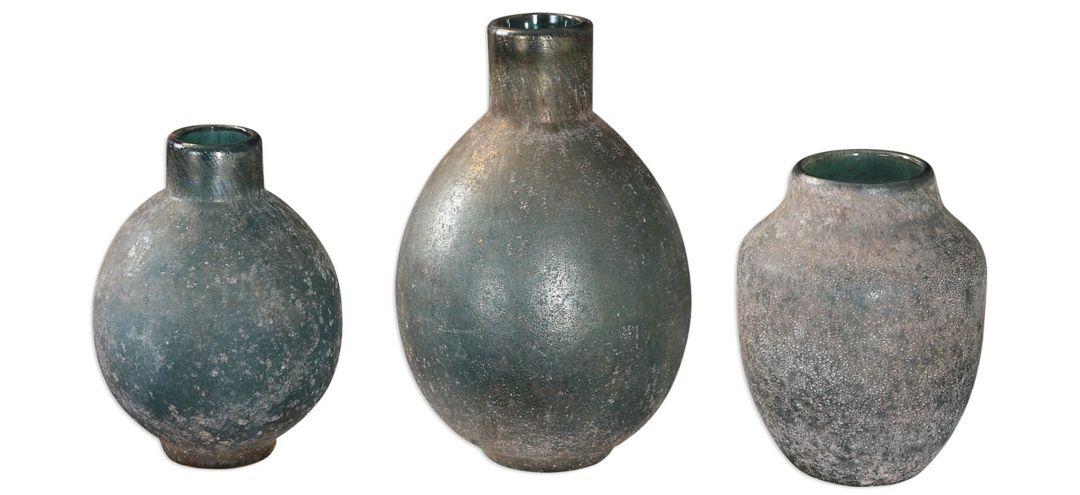 Mercede Weathered Vases: Set of 3